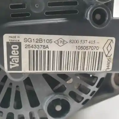 Pezzo di ricambio per auto di seconda mano alternatore per renault kangoo i (f/kc0) k9k702 riferimenti oem iam 8200537415 sg12b105 2543378a  Pezzo di ricambio per auto di seconda mano alternatore per renault kangoo i (f/kc0) k9k702 riferimenti oem iam 8200537415 sg12b105 2543378a