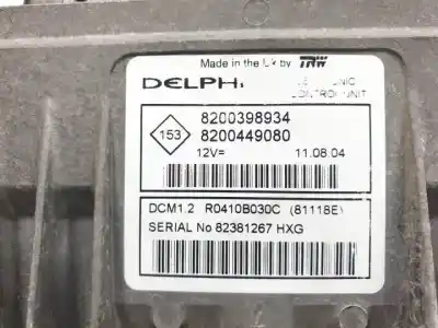 Автозапчасти б/у блок управления двигателем за renault grand modus k9k750 ссылки oem iam r0410b030c 8200398934 8200449080 