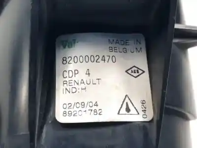 Tweedehands auto-onderdeel rechter mistlamp voor renault grand modus k9k750 oem iam-referenties 8200002470 halógeno 89201782 