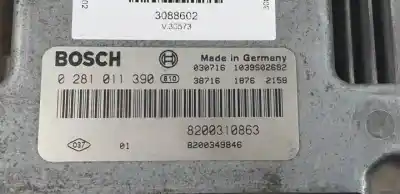 Second-hand car spare part ecu engine control for renault scénic ii (jm0/1_) 2.0 (jm05, jm0u, jm1n, jm1u, jm2v) oem iam references 0281011390 8200310863 8200349846 