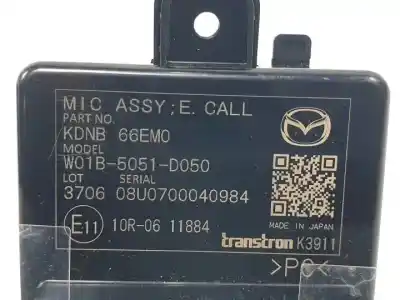 Second-hand car spare part electronic module for mazda 3 berlina (bp) pexn oem iam references kdnb66em0 w01b5051d050 