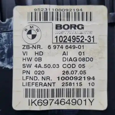 Second-hand car spare part dashboard for bmw serie 1 berlina (e81/e87) m47d20. n47d20a oem iam references 697464901 102495231 