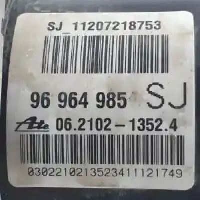 Peça sobressalente para automóvel em segunda mão abs por chevrolet aveo b12d1 referências oem iam 96964985 06210213524 06210956003 