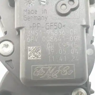 Second-hand car spare part accelerator pedal for ford focus c-max (cap) d-g8da oem iam references 3m519f836cf 6pv00864109 