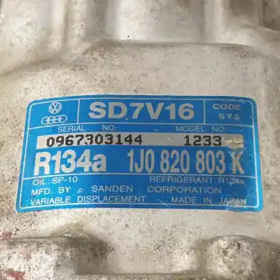 Автозапчасти б/у компрессор кондиционера воздуха за seat leon (1m1) apg ссылки oem iam 1j0820803k 1233 