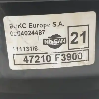 Pezzo di ricambio per auto di seconda mano servo freio per nissan cabstar e td27t riferimenti oem iam 47210f3900 0204024487 