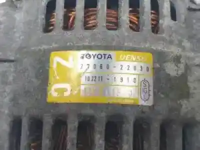 Peça sobressalente para automóvel em segunda mão alternador por toyota corolla (e12) 3zzfe referências oem iam 2706022030 1022111910 