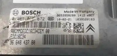Автозапчастина б/у ебу контролер двигуна для citroen c3 picasso 9hxdv6ated4.9hx.9h02 посилання на oem iam 9664843780 9653958980 