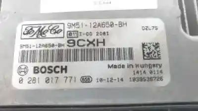 Second-hand car spare part ecu engine control for ford focus lim. (cb4) g8da. g8db. g8dd. g8de. g8df oem iam references 0281017771 9m5112a650bh 