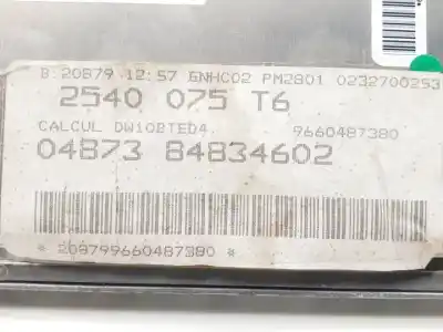 İkinci el araba yedek parçası ecu motor kontrol cihazi için peugeot 307 break / sw (s1) 2.0 16v hdi fap cat (rhr / dw10bted4) oem iam referansları hw9663548180 r0413c004b 