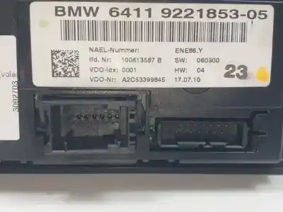 Peça sobressalente para automóvel em segunda mão comando de sofagem (chauffage / ar condicionado) por bmw serie 3 touring (e91) n47d20c.n47d20u1.11002239786 referências oem iam 6411922185305 a2c53399845 