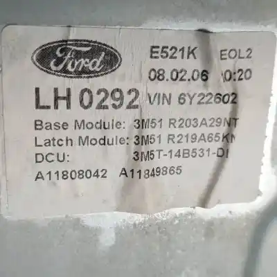 Автозапчастина б/у регулятор вікна передній лівий для ford focus c-max (cap) qqdb.qqda.q7da посилання на oem iam 3m51r045h17a  