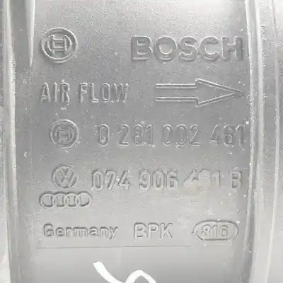 Second-hand car spare part flowmeter for volkswagen jetta (1k2) azv. bkd. cbda. cbdb. cjaa oem iam references 074906461b 0281002461 