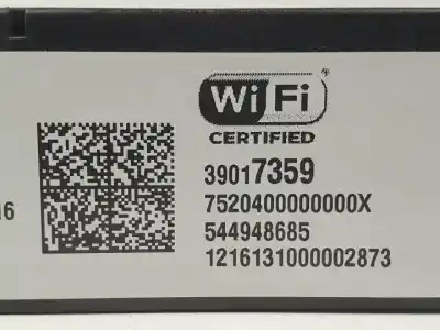 Tweedehands auto-onderdeel elektronische module voor opel corsa e (x15) 1.4 turbo (08, 68) oem iam-referenties 39017359 7520400000000x 544948685 