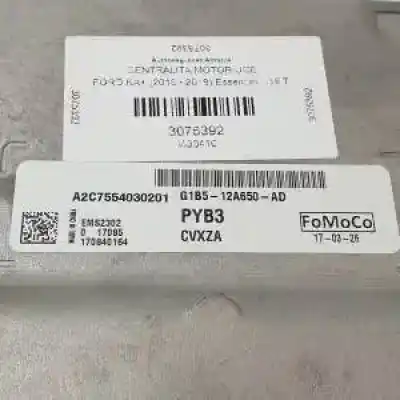 Second-hand car spare part ecu engine control for ford ka+ (2016 - 2019) b2ka oem iam references a2c7554030201 g1b512a650ad 