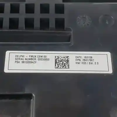 Автозапчастина б/у клімат-контроль для ds 4 bhz посилання на oem iam 98100094zf  
