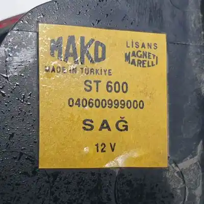 Автозапчастина б/у правий ліхтар для fiat i doblò (119) 188a9000 посилання на oem iam 040600999000  