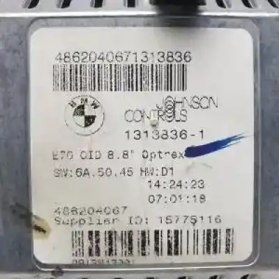 Second-hand car spare part multifunction display for bmw x5 (e70) 306d3.m57d30 oem iam references 13138361  