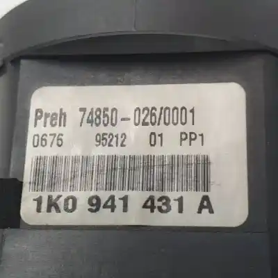 Pièce détachée automobile d'occasion commutateur d'éclairage pour volkswagen jetta (1k2) azv. bkd. cbda. cbdb. cjaa références oem iam 1k0941431a  