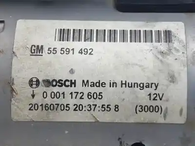 Автозапчастина б/у двигун запускається для opel corsa e (x15) 1.4 turbo (08, 68) посилання на oem iam 55591492 0001172605 