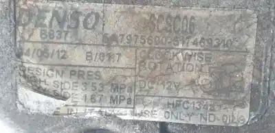 Автозапчастина б/у компресор кондиционера для fiat i doblò (119) 188a9000 посилання на oem iam 5a7975600 517469310 scsc06 