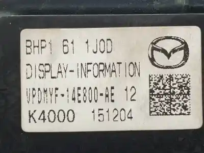 Second-hand car spare part multifunction display for mazda 3 (bm/bn) sh01 oem iam references bhp1611j0d vpdmyf14e800ae 
