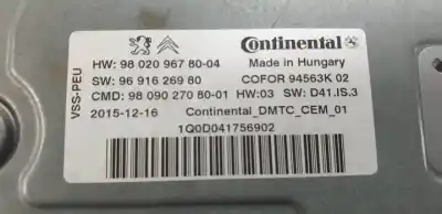 Автозапчастина б/у електронний модуль для ds 4 bhz посилання на oem iam 9802096780 9691626980 9809027080 
