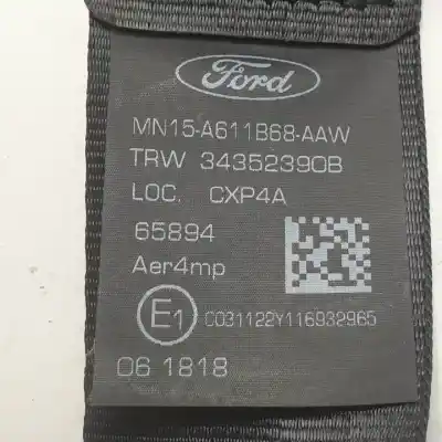 Автозапчастина б/у задній правий ремін безпеки для ford ecosport (cr6) m1ju посилання на oem iam mn15a611b68aaw 34352390b 