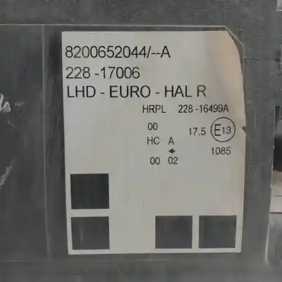 Автозапчастина б/у права фа для renault modus k9k766.k9kt7 посилання на oem iam 8200652044a halogeno 22817006 