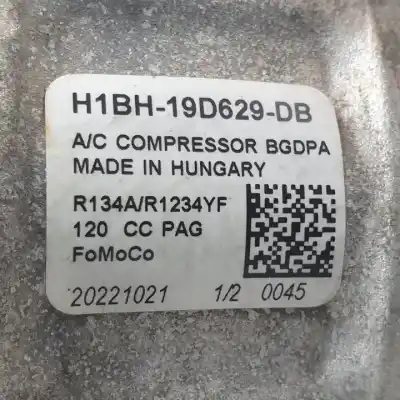 Автозапчастина б/у компресор кондиционера для ford ecosport (cr6) m1ju посилання на oem iam h1bh19d629db  