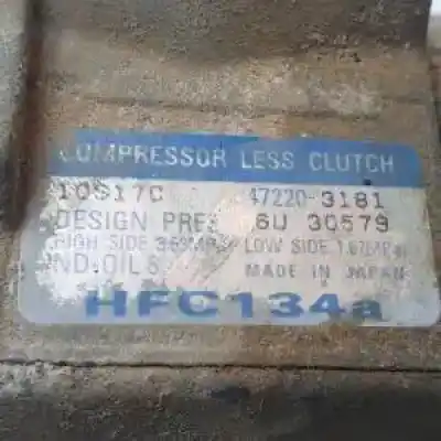 Second-hand car spare part air conditioning compressor for chrysler neon (pl) ecb oem iam references 472203181  