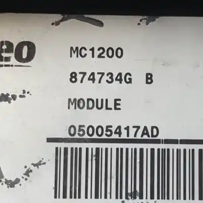 Автозапчастина б/у електро вентилятор для chrysler voyager (rg) vm28c посилання на oem iam 05005417ad 874734g 