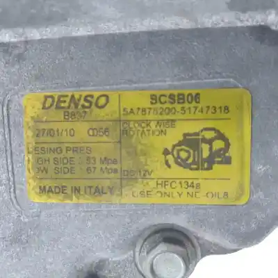 Автозапчастина б/у компресор кондиционера для ford ka (ccu) 169a4000 посилання на oem iam 51747318 5a7875200 scsb06 