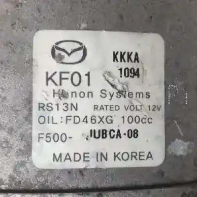 Second-hand car spare part air conditioning compressor for mazda 3 (bm/bn) sh01 oem iam references kf01  