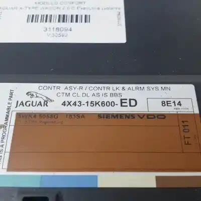 Pezzo di ricambio per auto di seconda mano modulo comfort per jaguar x-type d/6g riferimenti oem iam 4x4315k600ed 5wk45055g 