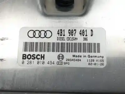 Автозапчасти б/у блок управления двигателем за audi a6 avant (4b5) ake.aym.bfc ссылки oem iam 0281010494 4b1907401d 