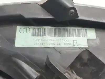 Pièce détachée automobile d'occasion feu droit pour honda cr-v iii (re_) 2.0 i-vtec (re5, re1) références oem iam 33100swwag010m1  