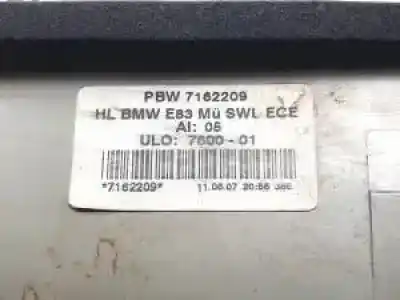 Second-hand car spare part left tailgate light for bmw x3 (e83) m47d20u2.204d4.11000441266 oem iam references 7162209  