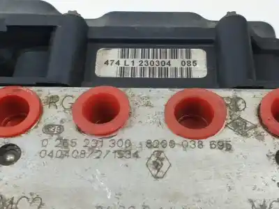 Pezzo di ricambio per auto di seconda mano abs per renault scénic ii (jm0/1_) 2.0 (jm05, jm0u, jm1n, jm1u, jm2v) riferimenti oem iam 8200038695 0265231300 0265800300 