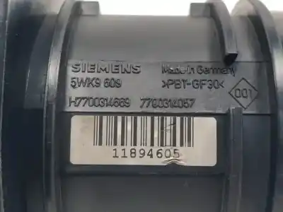 Pezzo di ricambio per auto di seconda mano misuratore di flusso per renault laguna ii (bg0) f9q750 riferimenti oem iam 7700314057 h7700314669 5wk9609 