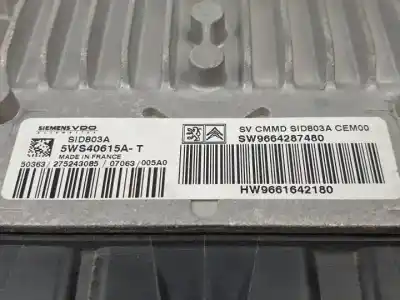 Second-hand car spare part ecu engine control for citroen c4 grand picasso rhj oem iam references 5ws40615a sw9664287480 hw9661642180 
