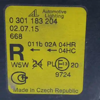 Second-hand car spare part right headlight for ford galaxy (vy) e5sb oem iam references 0301183204  