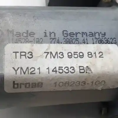 Second-hand car spare part rear right window regulator for ford galaxy (vy) e5sb oem iam references 7m3959812  