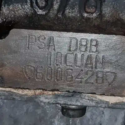 Pièce détachée automobile d'occasion moteur complet pour citroen jumpy 1.9 turbodiesel (dhx. d8b / xud9te) références oem iam d8b diesel 91cv 