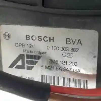 Peça sobressalente para automóvel em segunda mão termoventilador elétrico por ford galaxy (vy) e5sb referências oem iam ym218a247ga 7m5121203 0130303882 