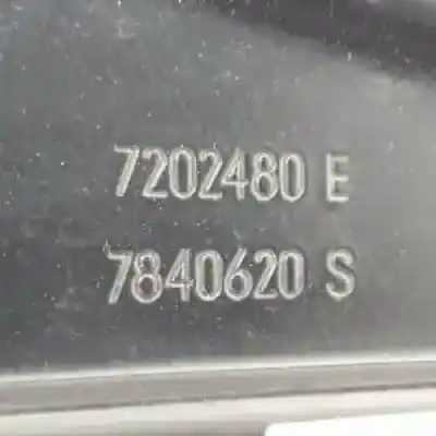 Second-hand car spare part passenger side right window regulator for bmw serie 7 (e65/e66) n62b44a oem iam references 7202480e  