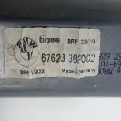 Second-hand car spare part passenger side right window regulator for bmw serie 7 (e65/e66) n62b44a oem iam references 7202480e  