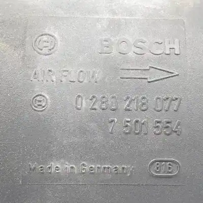 Second-hand car spare part flowmeter for bmw serie 7 (e65/e66) n62b44a oem iam references 7501554 0280218077 