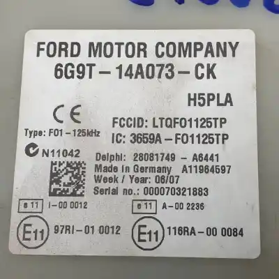 Peça sobressalente para automóvel em segunda mão caixa de fusíveis e relés por ford s-max (ca1) qxwa.qxwb.qxwc.ufwa referências oem iam 6g9t14a073ck 28081749a6441 a11964597 