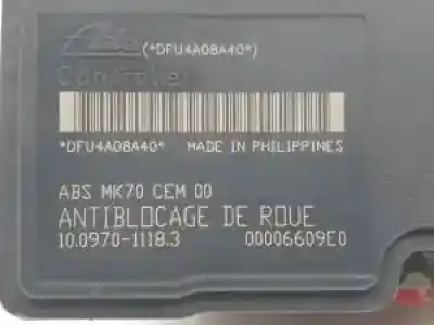 Peça sobressalente para automóvel em segunda mão abs por citroen c3 8hy referências oem iam 9652182680 10097011183 